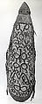 Shield, Wood, paint, sago palm leaves, fiber, Asmat people