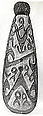 Shield, Aman, Wood, paint, Asmat people