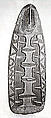 Shield, Wood, paint, Asmat people, Betjew