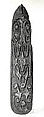 Shield, Wood, paint, Asmat people, Betjew