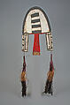 Head Crest (Nyamfaik), Wood, pigment, abrus seeds, fiber, Jaba or Koro peoples