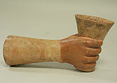 Hand with beaker, Inca artist(s), Ceramic, slip, Inca