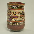 Beaker, Ceramic, Nasca