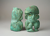 Seated Figure, Gilded copper, Moche