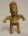 Standing Figure, Ceramic, slip, Jalisco