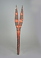 Spearhead, Wood, paint, Tiwi