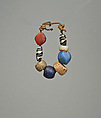 Bracelet, Dogon artist, Stone and glass, textile or fiber string, Dogon peoples