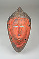 Face Mask (Kpan), Wood, pigment, Baule peoples