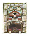 Headdress Frontlet, Wood, paint, shell, Tsimshian (?)