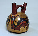 Double Spout Bottle, Ceramic, Nasca