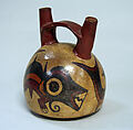 Double Spout Bottle, Ceramic, Nasca