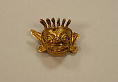 Ornament, Head, Gold, Coclé (Macaracas)