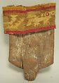 Funerary Mask Turban, Wood, paint, gold, cloth, shell, Ica