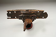 Drum Handle, Ivory, bead, hide, Inuit