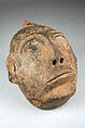 Memorial Head (Mma), Terracotta, Akan peoples