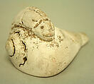 Shell Lime Container in the Shape of a Lizard, Shell, Chorrera or Bahia