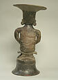 Ceramic Seated Male with Headdress, Ceramic, Manteño