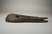 Mask: Monkey (N'Gon Koun), Wood, metal pins, brass sheets, cord, Bamana peoples