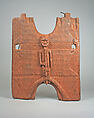 Bench Fragment: Male Figure, Ishan-Edo artist, Wood, pigment, iron nails, Ishan-Edo peoples (?)