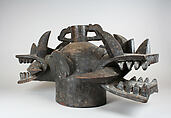 Janus Helmet Mask (Wanyugo), Wood, pigment, Senufo peoples