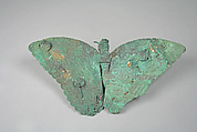 Disk Ornament, Gilded copper, Moche