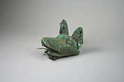 Animal Ornament, Copper, gilded copper, Moche