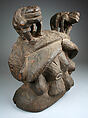 Headdress: Hippopotamus, Wood, Cameroon
