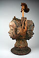 Headdress: Janus, Wood, cane, cloth, fur, pigment, nails, Boki peoples