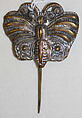 Brooch, metal, Peruvian