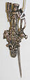 Brooch, metal, Peruvian