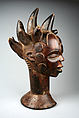Head Crest, Wood, pigment, Igbo peoples