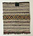 Ensemble, Cotton, shells, glass, wool, linen, metal, Maloh people