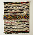 Ensemble, Cotton, shells, glass, wool, linen, metal, Maloh people