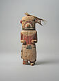 Katsina (Kau-a ?), Wood, paint, feathers, Hopi