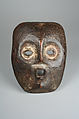 Mask, Wood, pigment, kaolin, Komo peoples