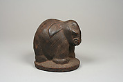 Elephant Figure, Wood, Baule peoples