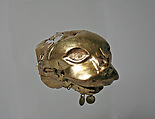 Feline Ornament, Gilded copper, Moche