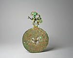 Copper Disk Ornament with Musicians, Copper, Peruvian