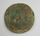 Round Plaque, Copper (hammered), gilt, Vicús