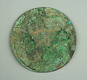 Round Plaque, Copper (hammered), gilt, Vicús