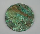 Round Plaque, Copper (hammered), gilt, Vicús