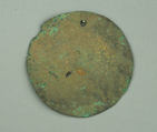 Round Plaque, Copper (hammered), gilt, Vicús