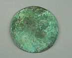 Round Plaque, Copper (hammered), gilt, Vicús