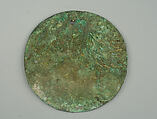 Round Plaque, Copper (hammered), gilt, Vicús