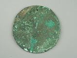 Round Plaque, Copper (hammered), gilt, Vicús