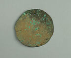 Round Plaque, Copper (hammered), gilt, Vicús