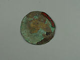 Round Plaque, Copper (hammered), gilt, Vicús