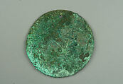 Round Plaque, Copper (hammered), gilt, Vicús