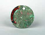 Round Plaque, Copper (hammered), gilt, Vicús