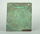 Square Plaque, Copper (hammered), gilt, Vicús
